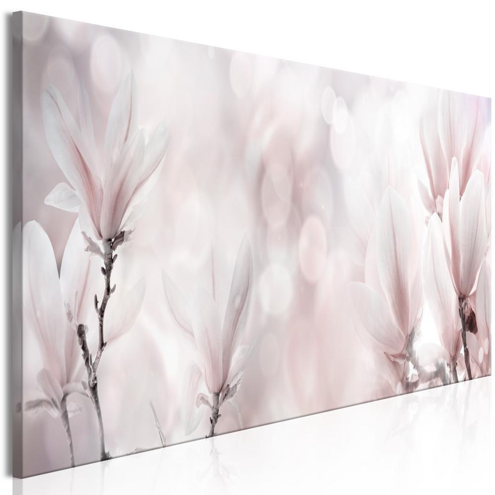 Canvas Print - Misty Flowers (1 Part) Narrow-ArtfulPrivacy-Wall Art Collection