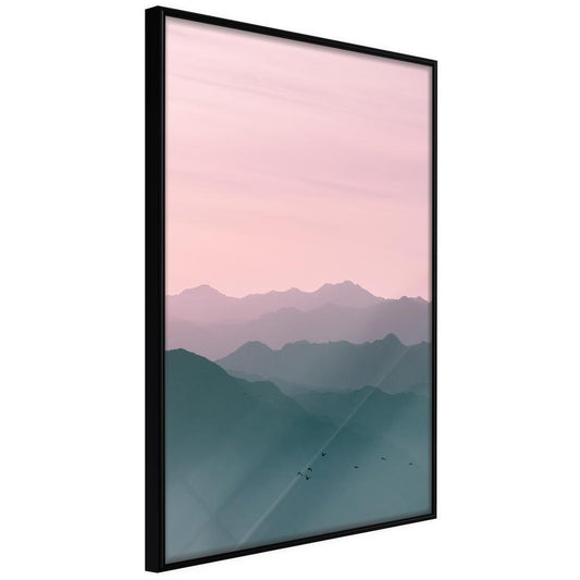 Framed Art - Natural Gradient I-artwork for wall with acrylic glass protection