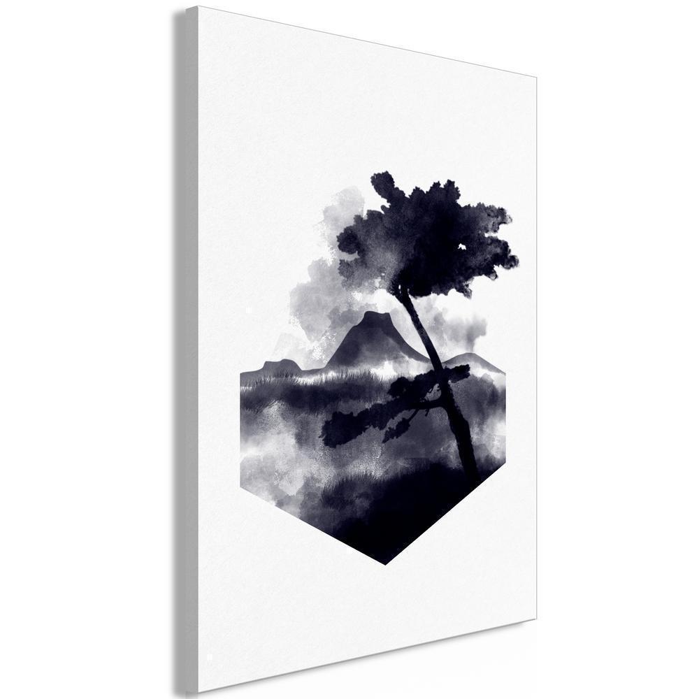 Canvas Print - High Mountain (1 Part) Vertical-ArtfulPrivacy-Wall Art Collection