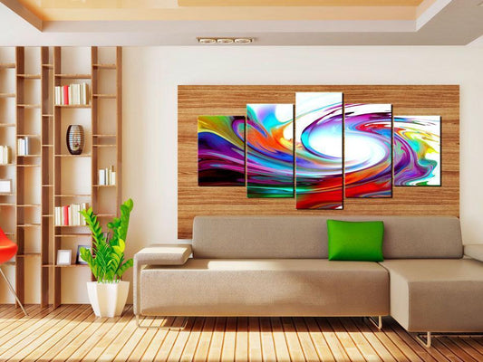 Canvas Print - Rainbow - swirl-ArtfulPrivacy-Wall Art Collection