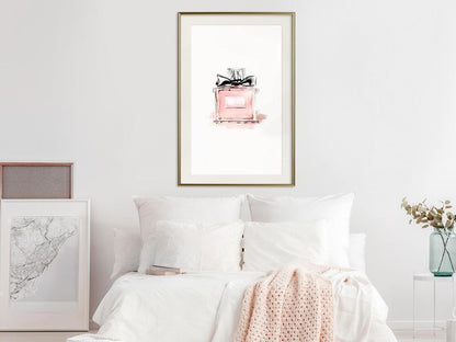Abstract Poster Frame - Pink Scent-artwork for wall with acrylic glass protection