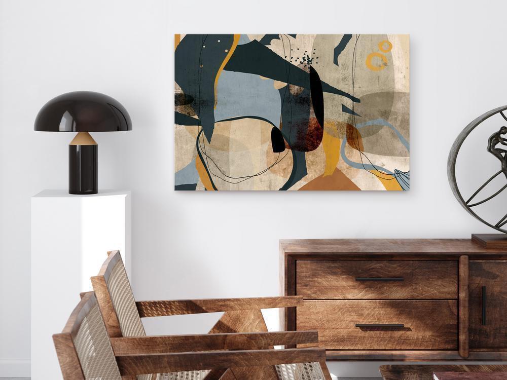 Canvas Print - Abstract Conglomerate (1 Part) Wide-ArtfulPrivacy-Wall Art Collection