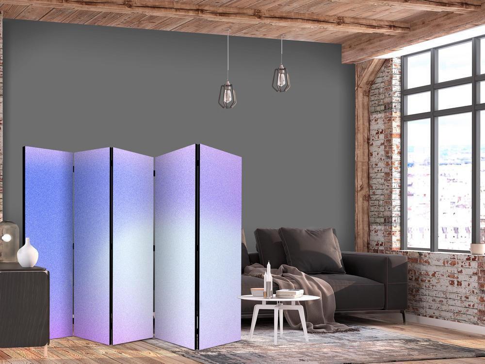 Room Divider - Heather Mist - Delicate Gradient Comprising Various Shades of Violet