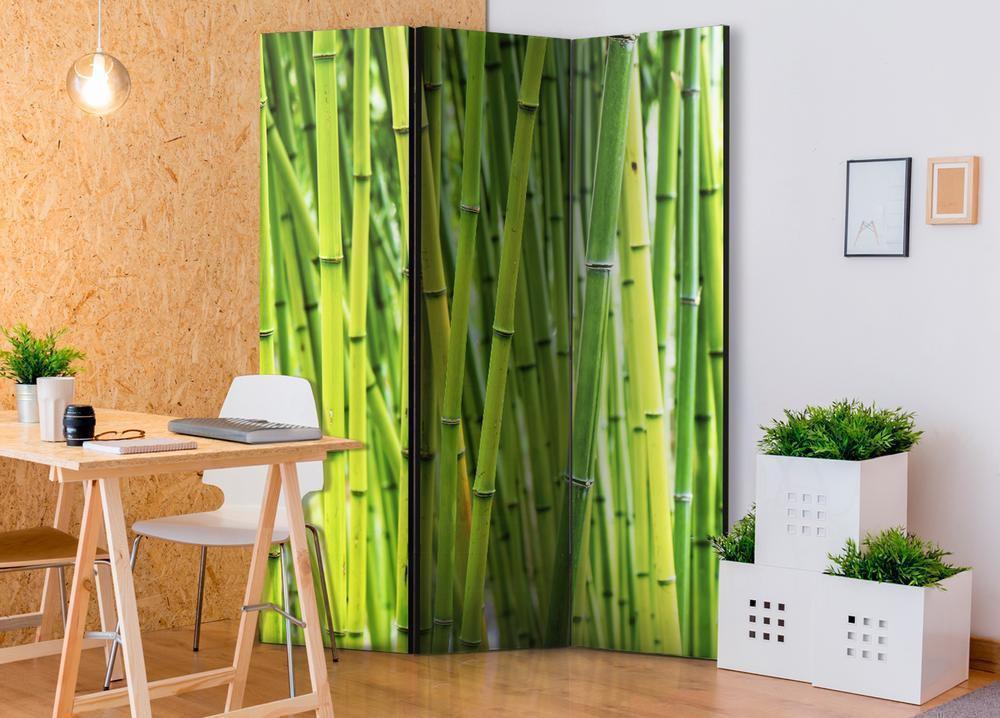 Decorative partition-Room Divider - Bamboo Forest-Folding Screen Wall Panel by ArtfulPrivacy
