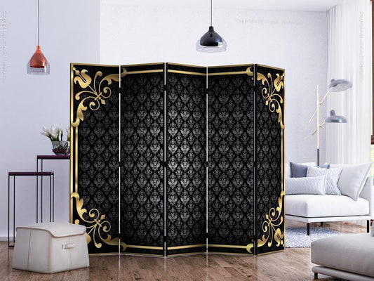 Decorative partition-Room Divider - A little bit of luxury II-Folding Screen Wall Panel by ArtfulPrivacy
