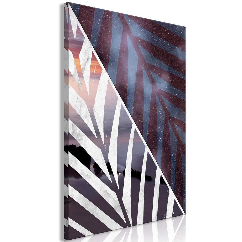 Canvas Print - Tropical Day (1 Part) Vertical-ArtfulPrivacy-Wall Art Collection
