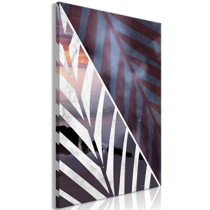 Canvas Print - Tropical Day (1 Part) Vertical-ArtfulPrivacy-Wall Art Collection