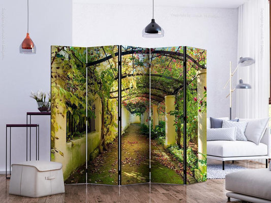 Decorative partition-Room Divider - Pergola II-Folding Screen Wall Panel by ArtfulPrivacy