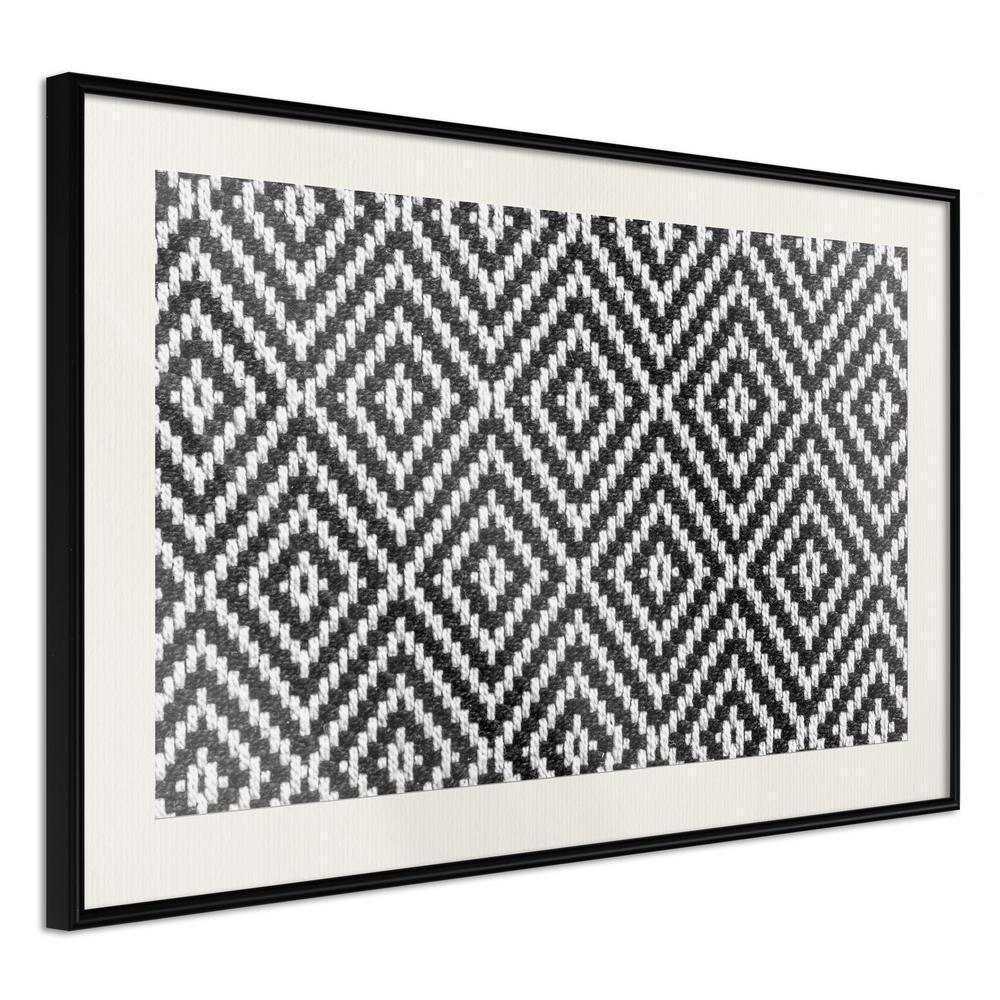 Abstract Poster Frame - Moving Pattern-artwork for wall with acrylic glass protection
