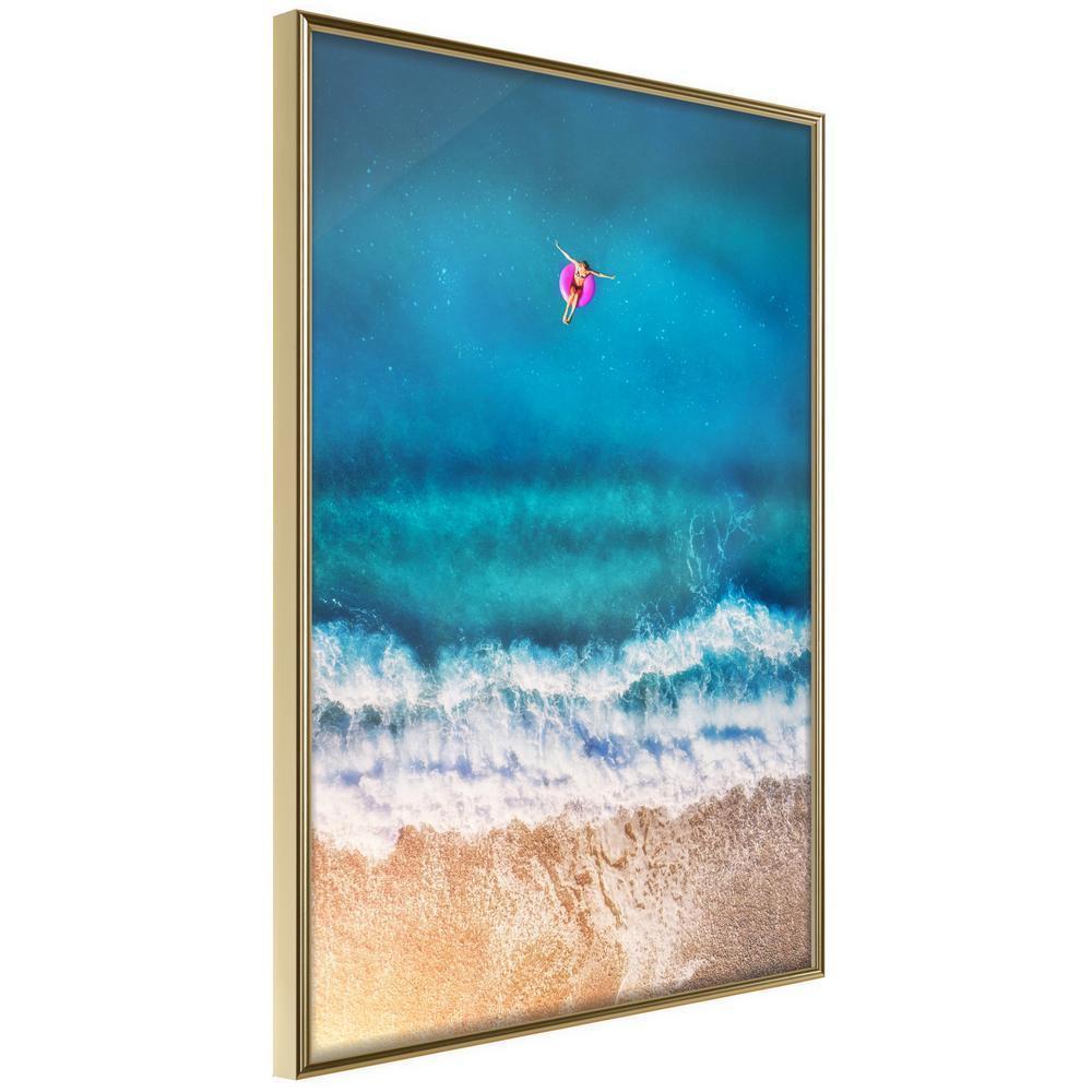 Framed Art - Drifting Away-artwork for wall with acrylic glass protection