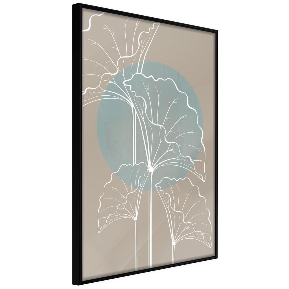 Abstract Poster Frame - Miraculous Plant-artwork for wall with acrylic glass protection