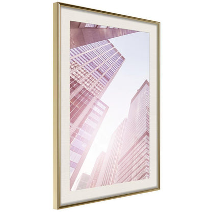 Photography Wall Frame - Steel and Glass (Pink)-artwork for wall with acrylic glass protection
