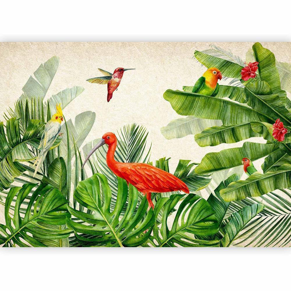 Wall Mural - Exotic Birds - Third Variant