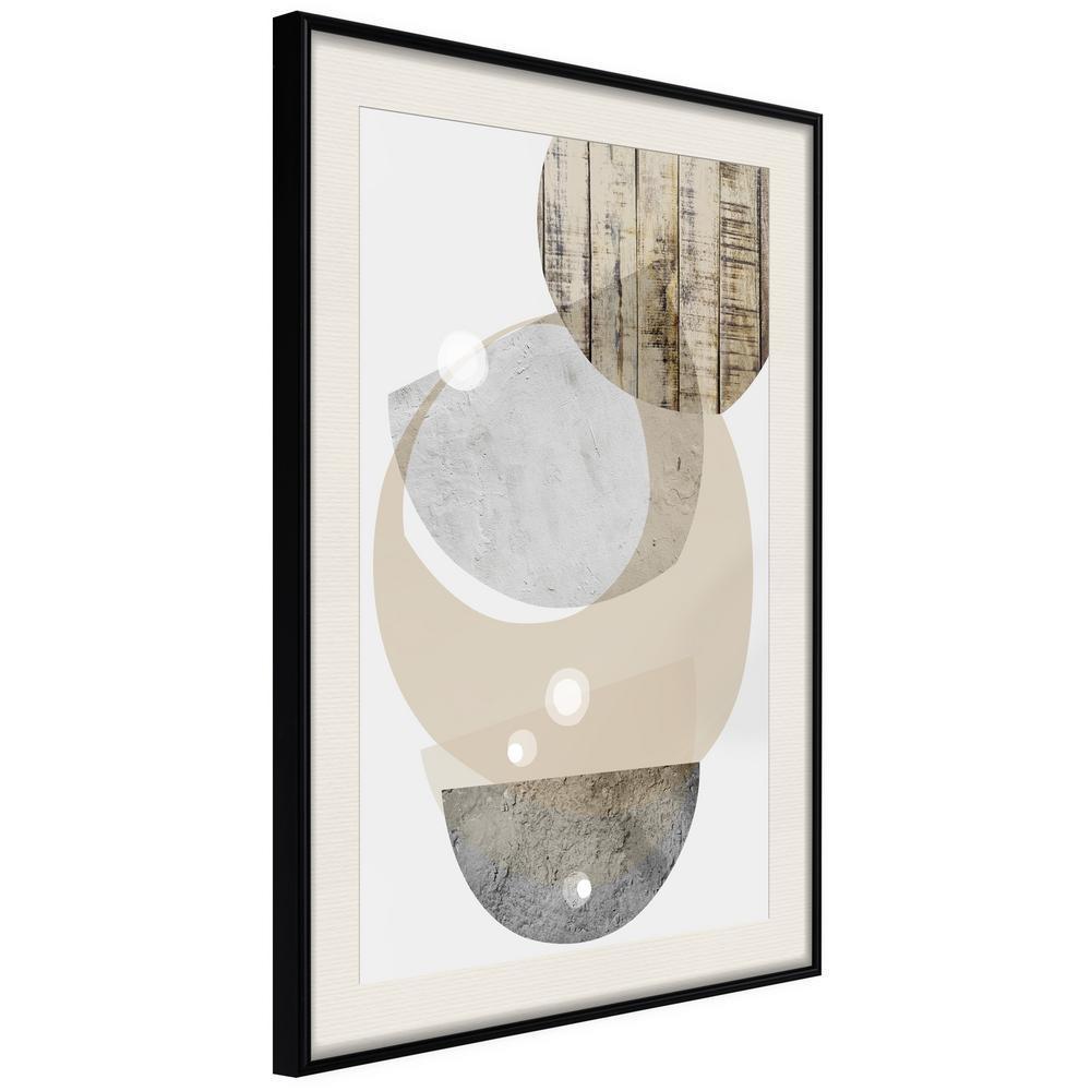 Abstract Poster Frame - Bowls Collection-artwork for wall with acrylic glass protection
