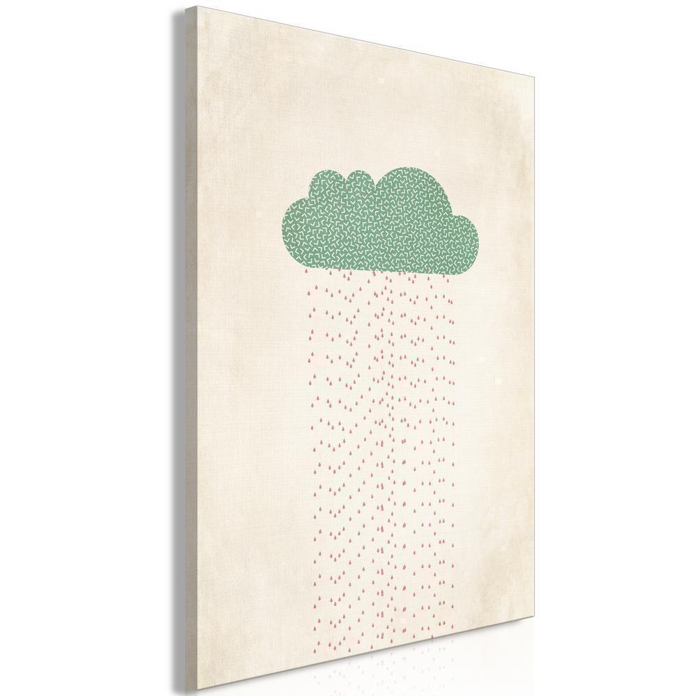 Canvas Print - Candy Rain (1 Part) Vertical-ArtfulPrivacy-Wall Art Collection