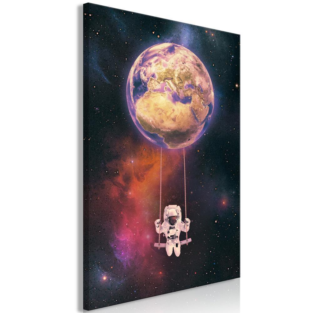 Canvas Print - Space Swing (1 Part) Vertical