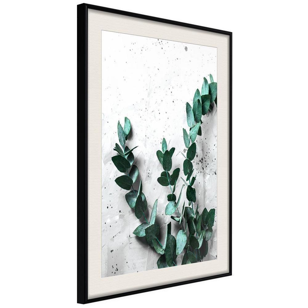 Botanical Wall Art - Green Element-artwork for wall with acrylic glass protection