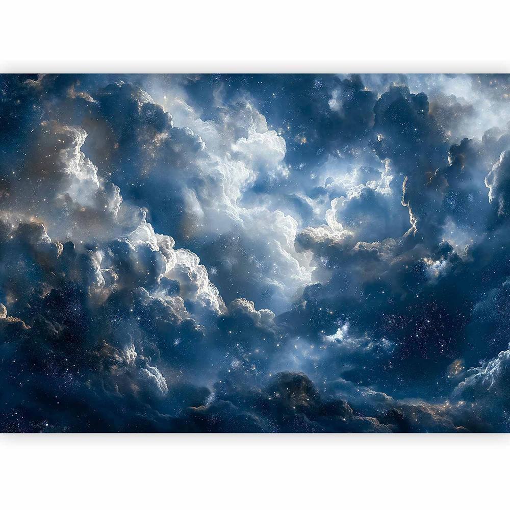 Wall Mural - Astronomical Wonders: Clouds and Stars in Harmonious Combination