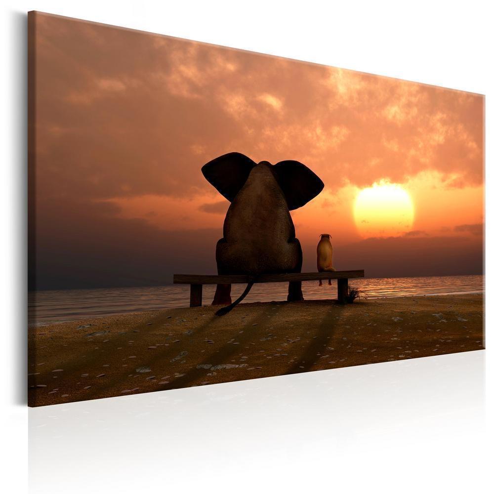 Canvas Print - Evening Rest-ArtfulPrivacy-Wall Art Collection