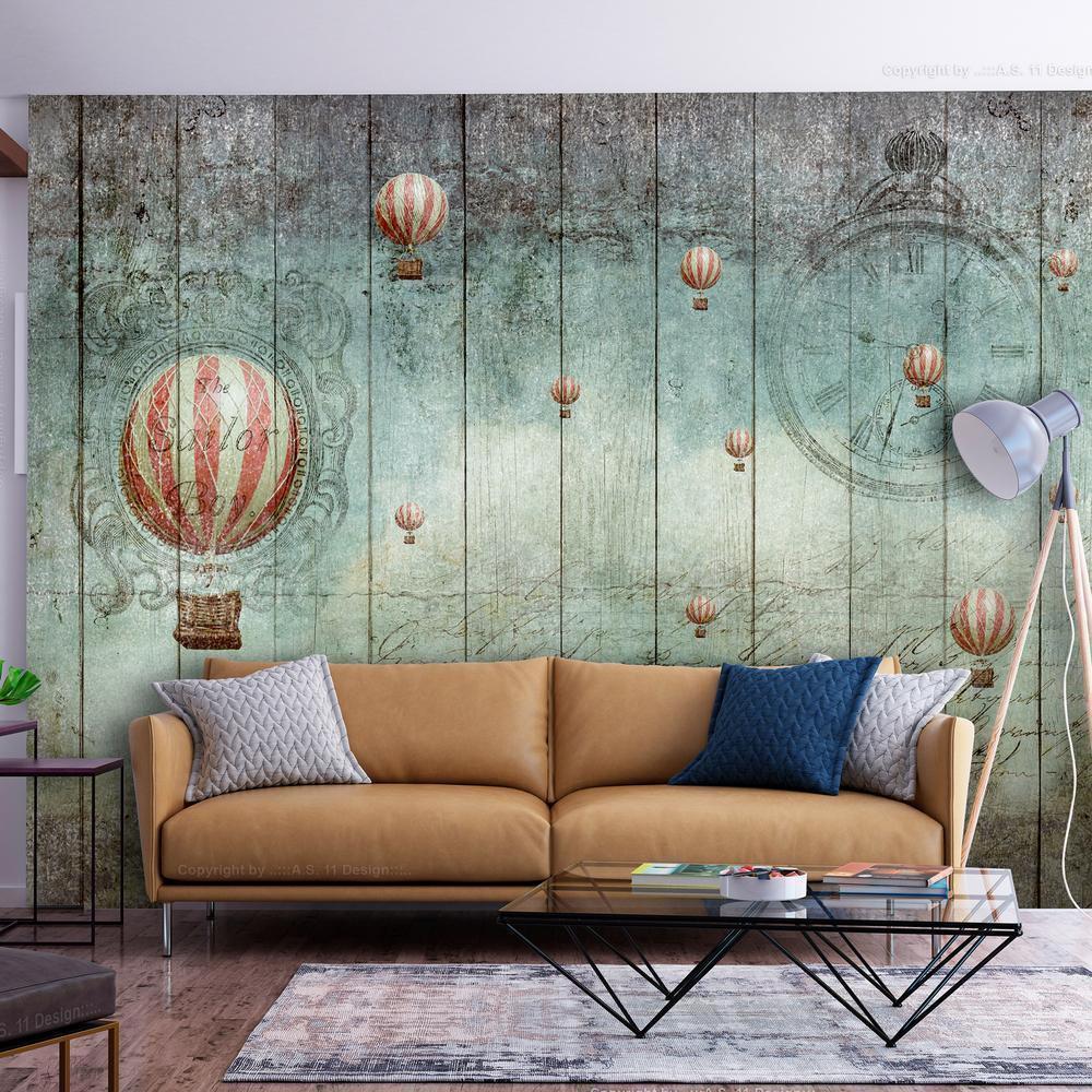 Wall Mural - Flying Adventure-Wall Murals-ArtfulPrivacy