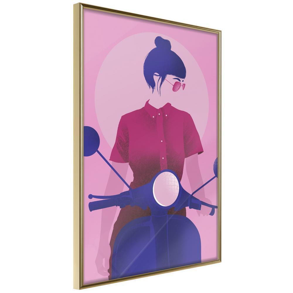 Wall Decor Portrait - Independent Girl-artwork for wall with acrylic glass protection