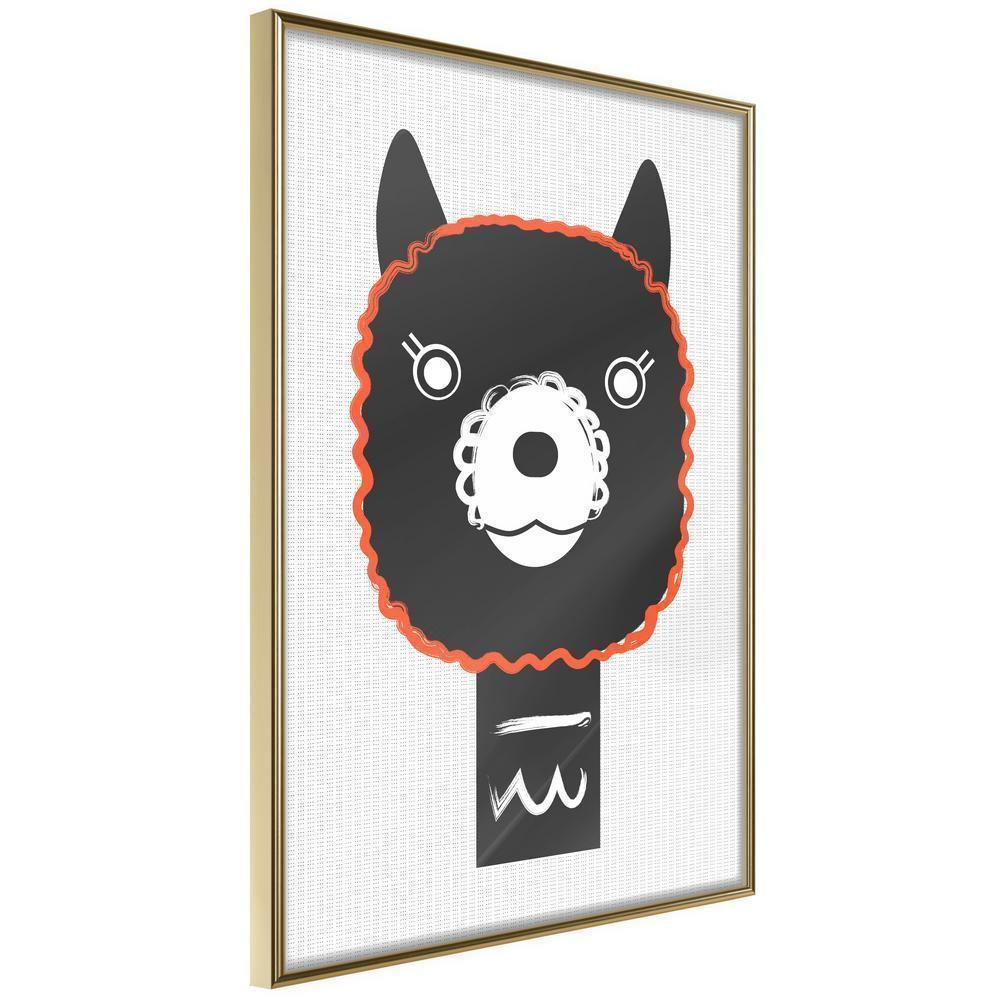 Nursery Room Wall Frame - Cute Smile-artwork for wall with acrylic glass protection