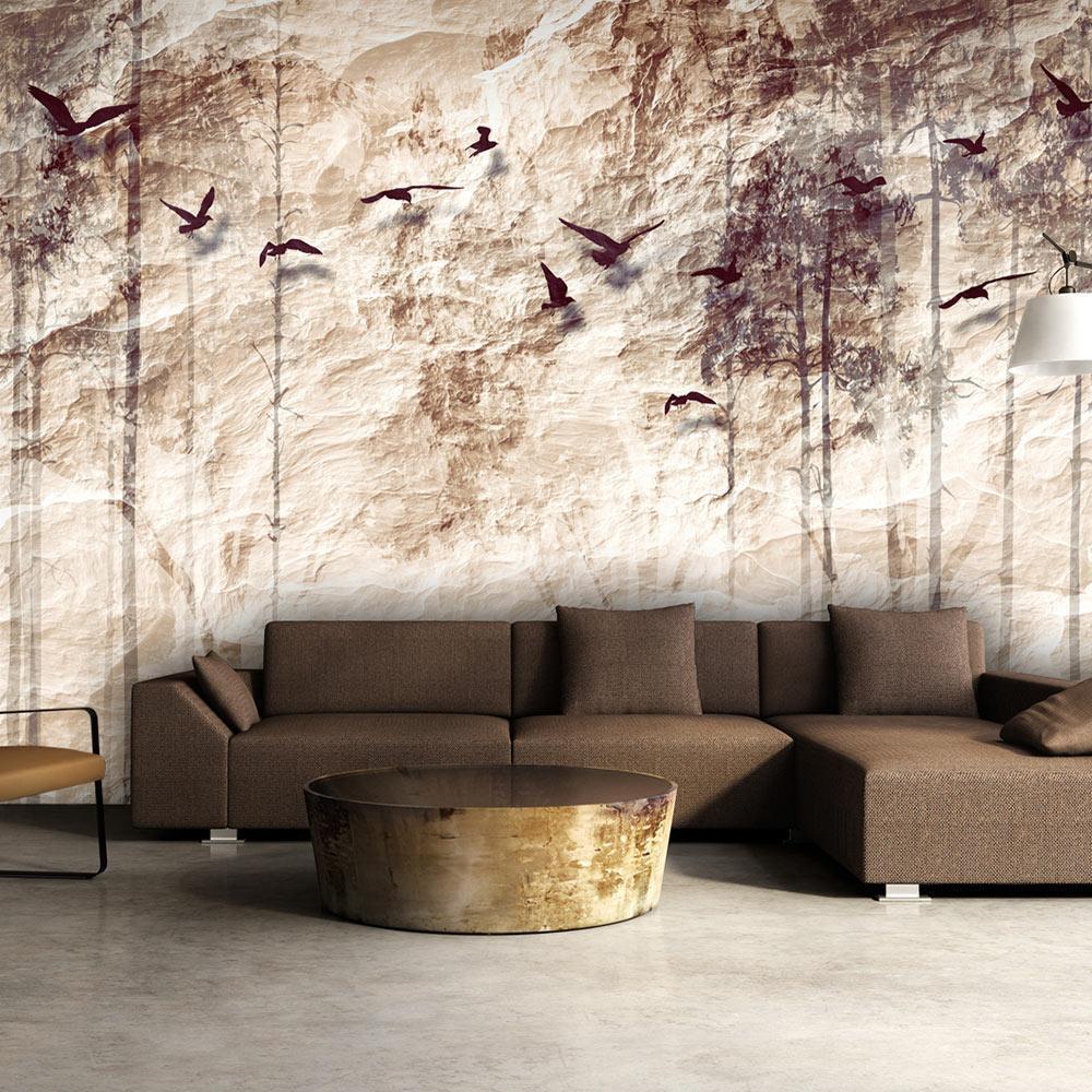 Wall Mural - Paper Nature-Wall Murals-ArtfulPrivacy