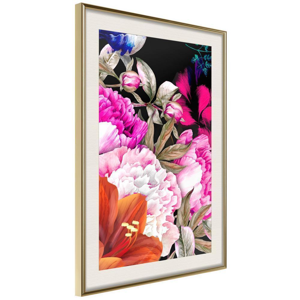 Botanical Wall Art - Summer Night's Dream III-artwork for wall with acrylic glass protection