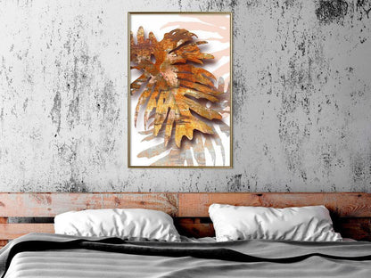 Botanical Wall Art - September Leaves-artwork for wall with acrylic glass protection