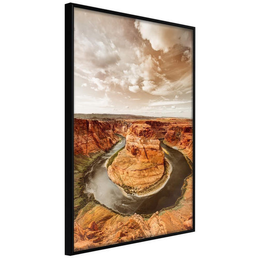Autumn Framed Poster - Colorado River-artwork for wall with acrylic glass protection