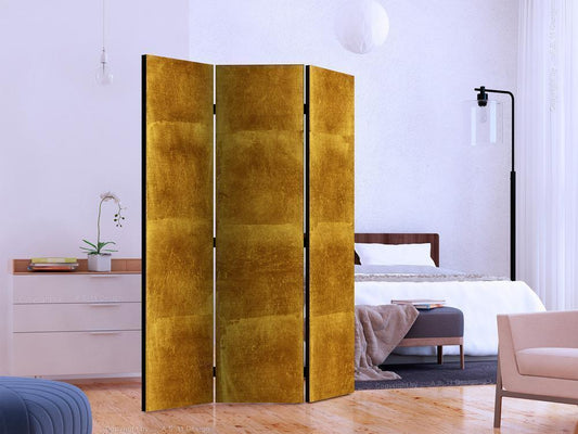 Decorative partition-Room Divider - Golden Cage-Folding Screen Wall Panel by ArtfulPrivacy