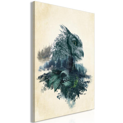 Canvas Print - Wisdom of Nature (1 Part) Vertical-ArtfulPrivacy-Wall Art Collection