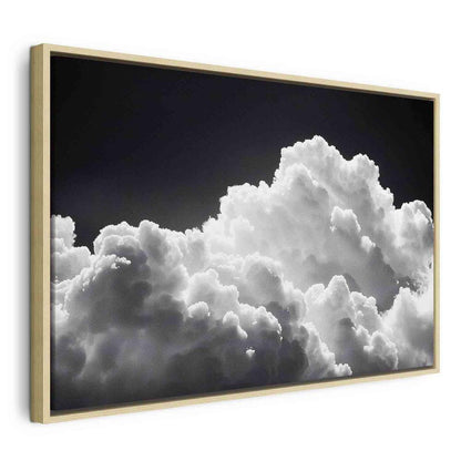 Canvas Print - Discover the Endless Play of Sunlight – Clouds and Shadows in the Sky