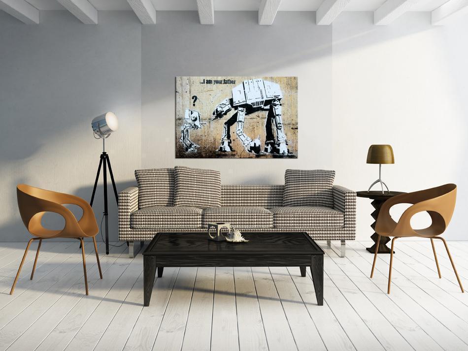 Canvas Print - I Am Your Father by Banksy-ArtfulPrivacy-Wall Art Collection