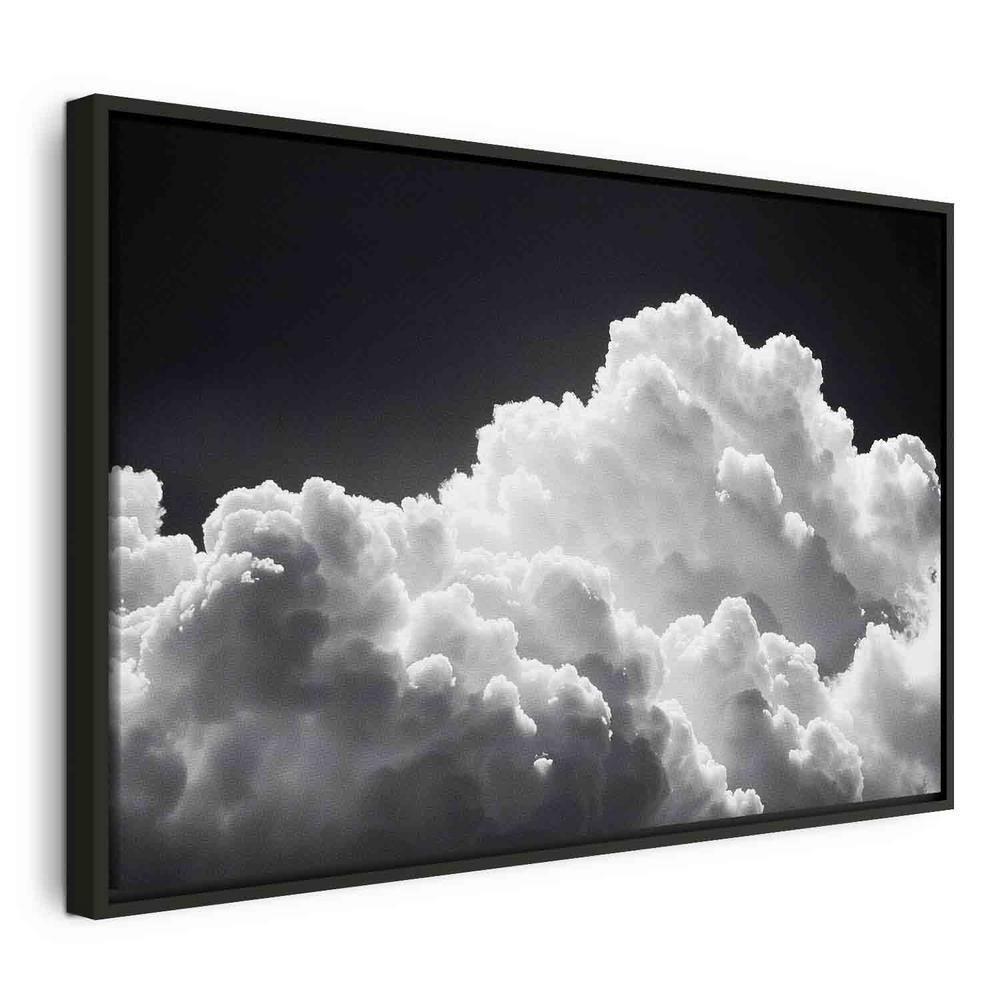 Canvas Print - Discover the Endless Play of Sunlight – Clouds and Shadows in the Sky