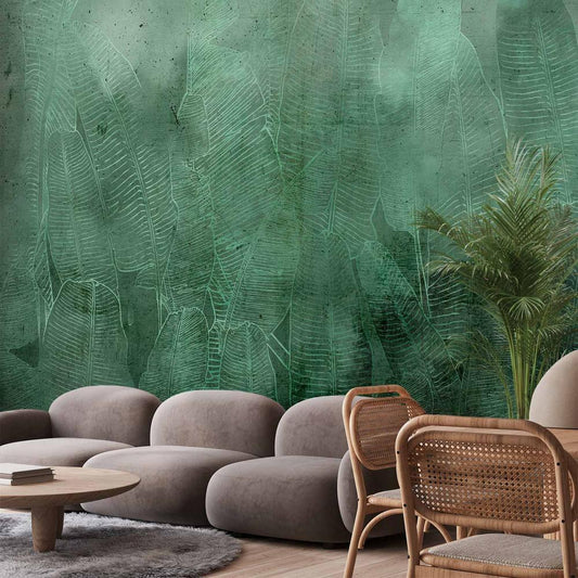 Wall Mural - Green Banana Leaves