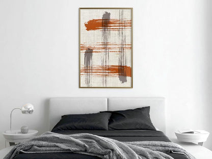 Autumn Framed Poster - This Is Not a Tic-Tac-Toe-artwork for wall with acrylic glass protection