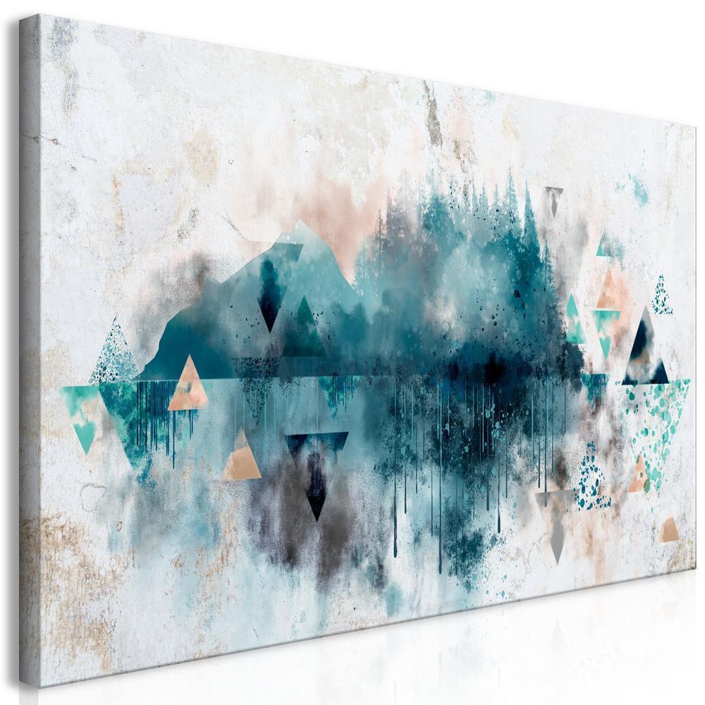 Canvas Print - Geometric Landscape (1 Part)-ArtfulPrivacy-Wall Art Collection