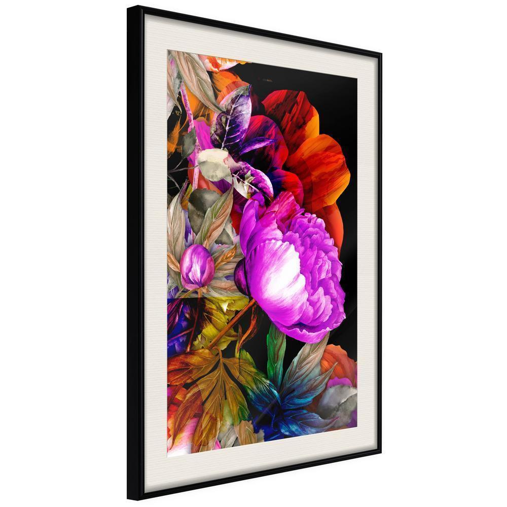 Botanical Wall Art - Flower Sonata-artwork for wall with acrylic glass protection