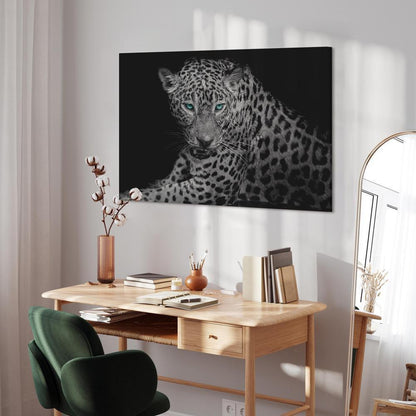 Canvas Print - Leopard Portrait (1 Part) Wide-ArtfulPrivacy-Wall Art Collection