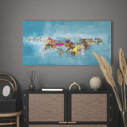 Handmade Painting - Paradise (1 Part) Wide