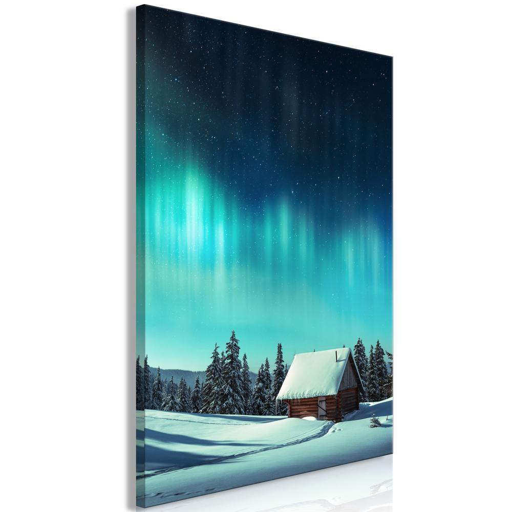 Canvas Print - Blue Nights (1 Part) Vertical-ArtfulPrivacy-Wall Art Collection