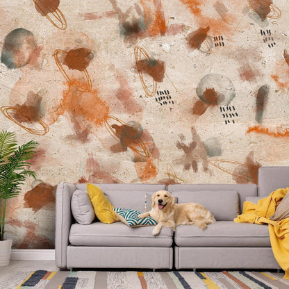 Wall Mural - Painted on Stone-Wall Murals-ArtfulPrivacy