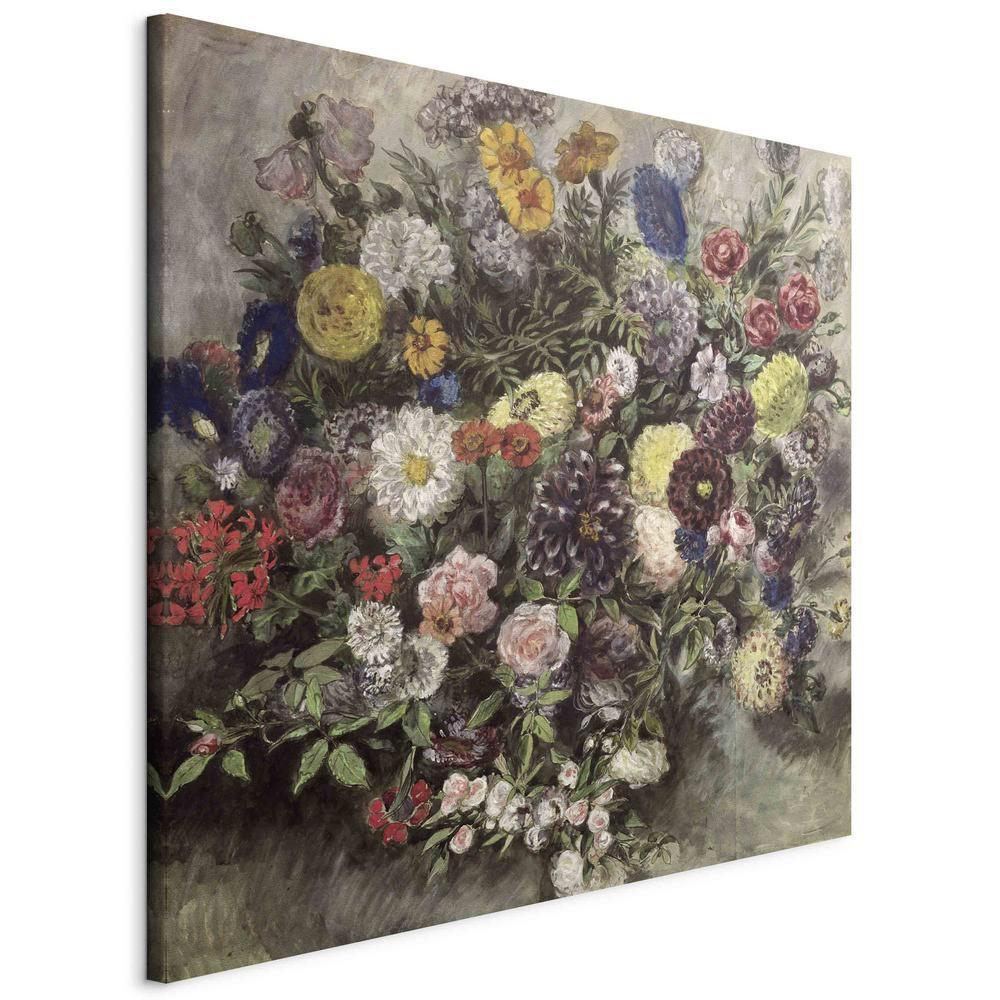 Canvas Print - Bouquet of Flowers (Eugène Delacroix)