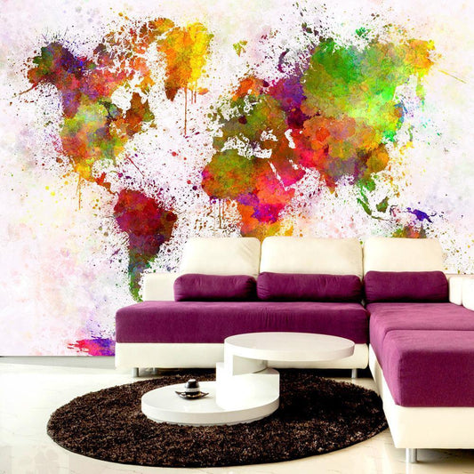 Wall Mural - Dyed World-Wall Murals-ArtfulPrivacy