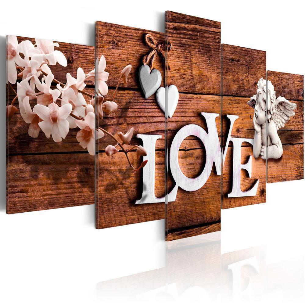 Canvas Print - House of Love-ArtfulPrivacy-Wall Art Collection