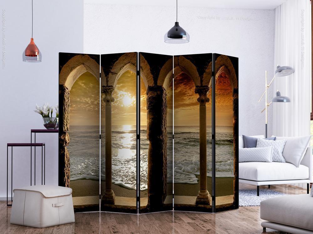 Decorative partition-Room Divider - Idyll II-Folding Screen Wall Panel by ArtfulPrivacy