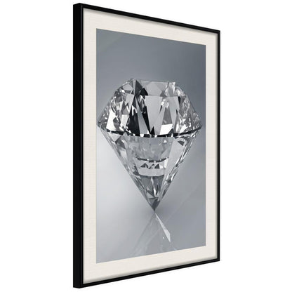 Winter Design Framed Artwork - Precious Gem-artwork for wall with acrylic glass protection