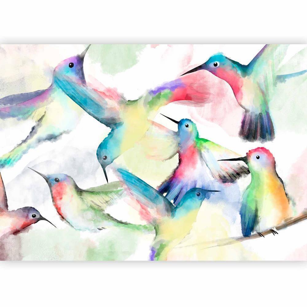 Wall Mural - Watercolor Birds