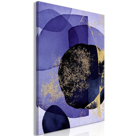 Canvas Print - Purple Kaleidoscope (1 Part) Vertical-ArtfulPrivacy-Wall Art Collection